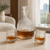 Set decantor whisky cu 2 pahare On the Rocks