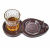 Set cadou pentru trabuc și whisky cu pahar și accesorii